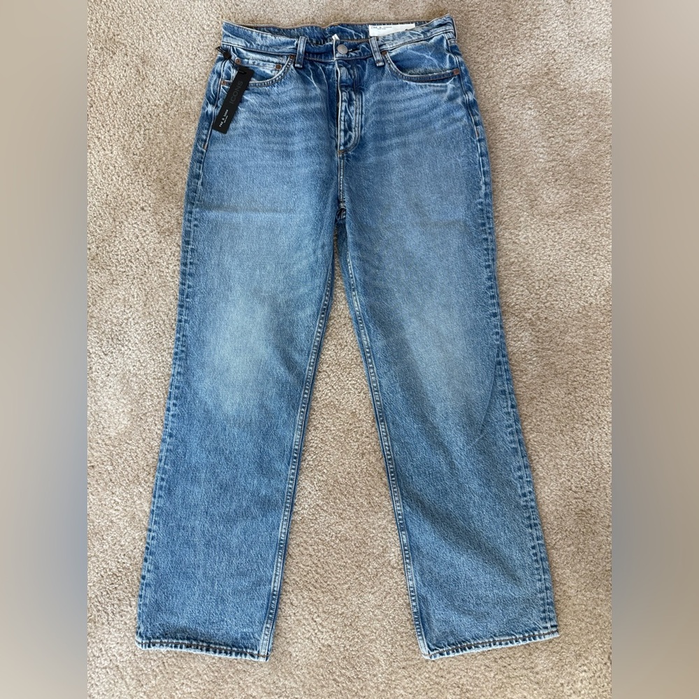 rag & bone High Rise Straight Jeans - Picture 4 of 5